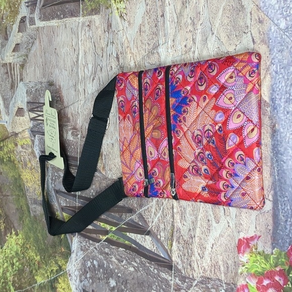 OLIVIA moss peacock parade collection Cross over bag - Picture 1 of 4